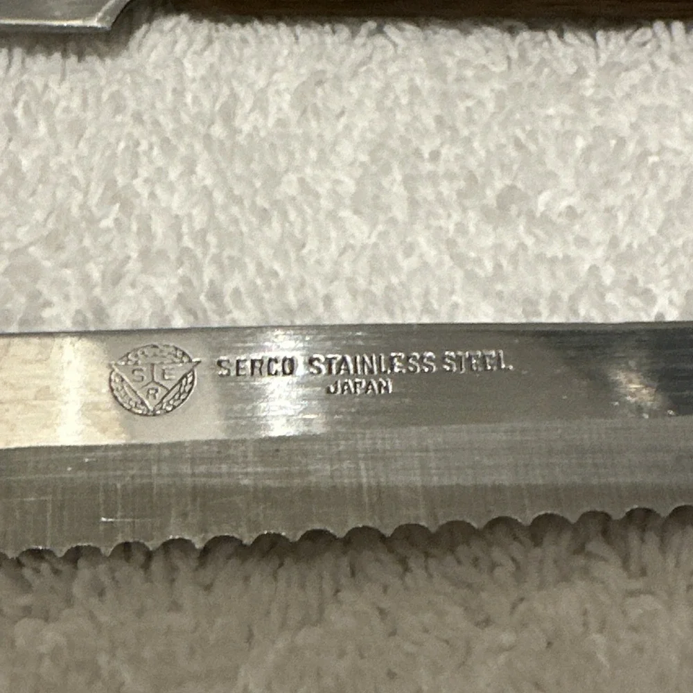 SERCO‎ Japan Stainless Steak Knife Serrated 4.5